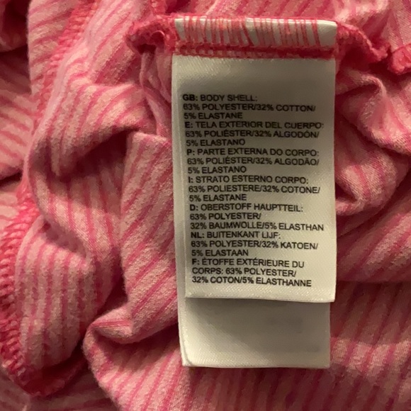 The North Face Pink Striped Shorts Romper - Picture 10 of 10